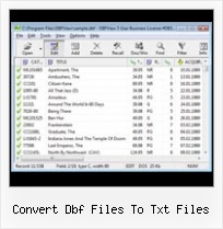 How To Import Xls To Dbf convert dbf files to txt files