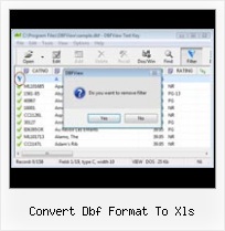 Dbfview Sn convert dbf format to xls