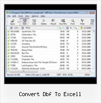 What Will Open Dbf File convert dbf to excell