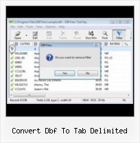 Converting Dbf Files convert dbf to tab delimited