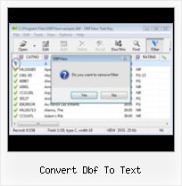 Dbf Export In Excel convert dbf to text