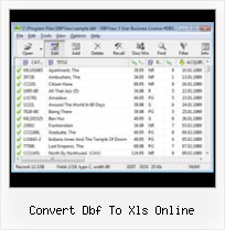View Foxpro Dbf Files In Access convert dbf to xls online