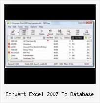 Dbf Convert To Txt convert excel 2007 to database