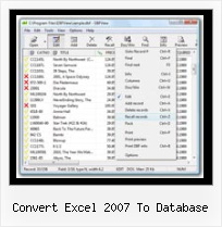 Edit Foxpro Dbf convert excel 2007 to database
