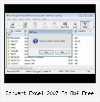 импортировать Dbf в эксель convert excel 2007 to dbf free