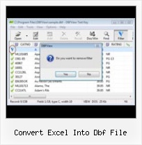 Download Dbf View Free convert excel into dbf file