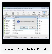 Dbf View Memo Table convert excel to dbf format