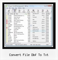 How To Edit Dbf convert file dbf to txt