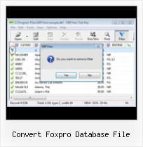 Editing A Dbf File convert foxpro database file