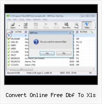 Excel File Into Dbf convert online free dbf to xls