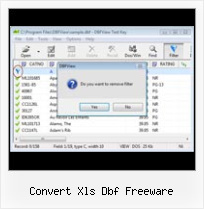 Exporting Dbf Files convert xls dbf freeware