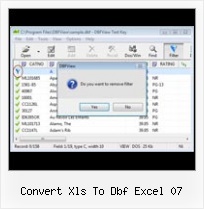 Getoledb Dbf File Name convert xls to dbf excel 07