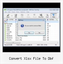 Excell To Dbf convert xlsx file to dbf