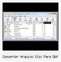 Dbf To Txt Format converter arquivo xlsx para dbf