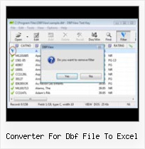 Ms Dbf Viewer converter for dbf file to excel