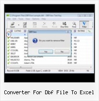 Dbf To Excel 2007 converter for dbf file to excel