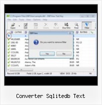 Openning Dbf With Open Office converter sqlitedb text
