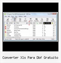 Exportar Xls A Dbf converter xls para dbf gratuito