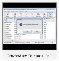 Visor Dbf Files convertidor de xlsx a dbf