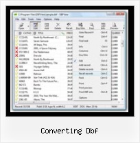 Editing Dbf File converting dbf