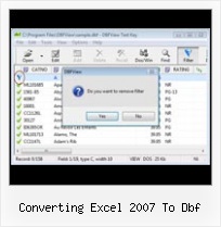 Tool To Read Dbf Fields converting excel 2007 to dbf