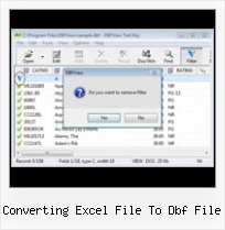 Convertisseur Exel En Dbf converting excel file to dbf file