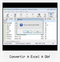 Dbf Convert Full convertir a excel a dbf