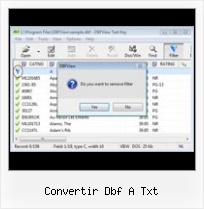 Dbf Txs convertir dbf a txt