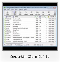 Application To Open Dbf File convertir xls a dbf iv