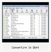 Convert Win Dos Dbf convertire in dbf4