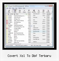 Export Files From Dbf covert xsl to dbf terbaru