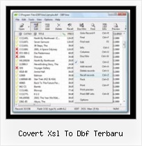 How Open A Dbf Files covert xsl to dbf terbaru
