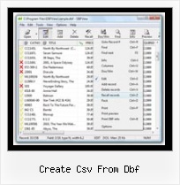 Converter From Xls To Dbf create csv from dbf