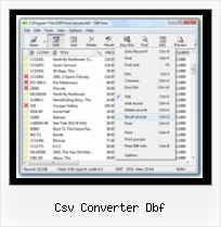 Converting Dbf Files To Xls csv converter dbf