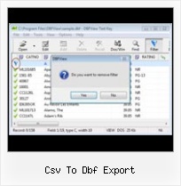 Dbfview 2000 csv to dbf export