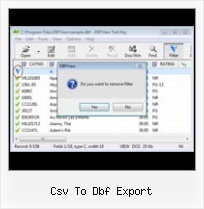 Dbf File To Csv csv to dbf export