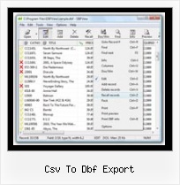 Download Free Dbfview csv to dbf export