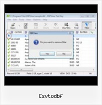 Change Excel File To Dbf csvtodbf