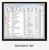 Convert Dbf To Mdf datatable dbf