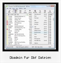Excel To Dbf Iv dbadmin fur dbf dateien