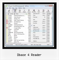 Dbf How To Open dbase 4 reader