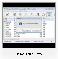 Xls Excel To Dbf Version dbase edit data