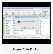 Dbf Para Excel dbase file editor