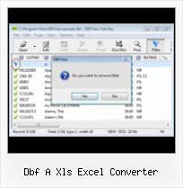 Open Dbf Into Excel dbf a xls excel converter