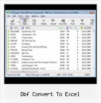 Convertir De Dbf A Excel dbf convert to excel