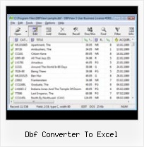 Xls 2007 A Dbf dbf converter to excel