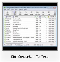 Xls 2007 Dbf dbf converter to text