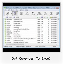 Dbfview Sn dbf coverter to excel