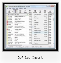 Dbf What Program dbf csv import