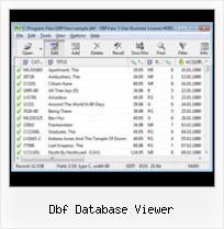 Access Export To Dbase dbf database viewer